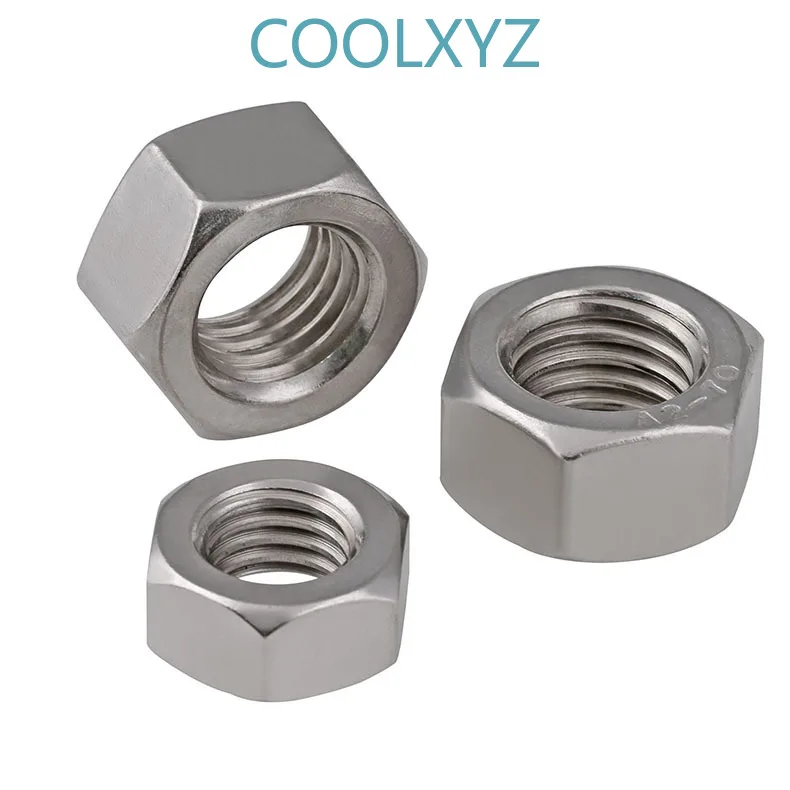 

Шестигранная гайка из нержавеющей стали 304, шестигранная винтовая крышка, головка болта, стандартная точка, 2 шт.