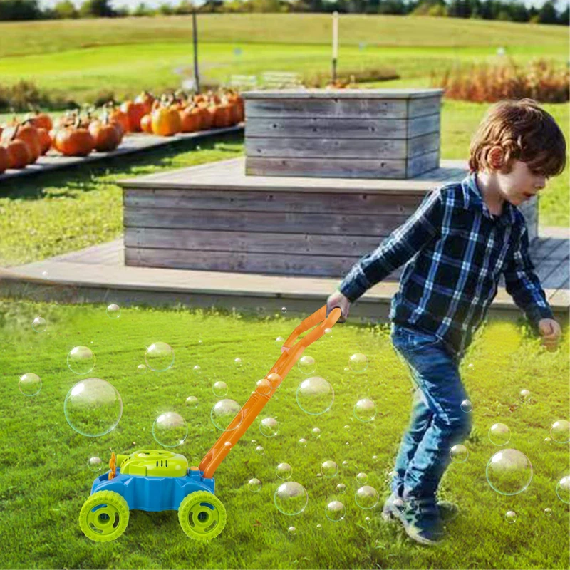 

Creative Home Garden Interactive Pushing Car Automatic Bubble Machine Maker Outdoor Toy for Kids Summer Gift Toy for Children