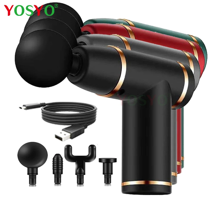 Мини-массажер для тела мышечный массажер спины шеи ткани перкуссия облегчение