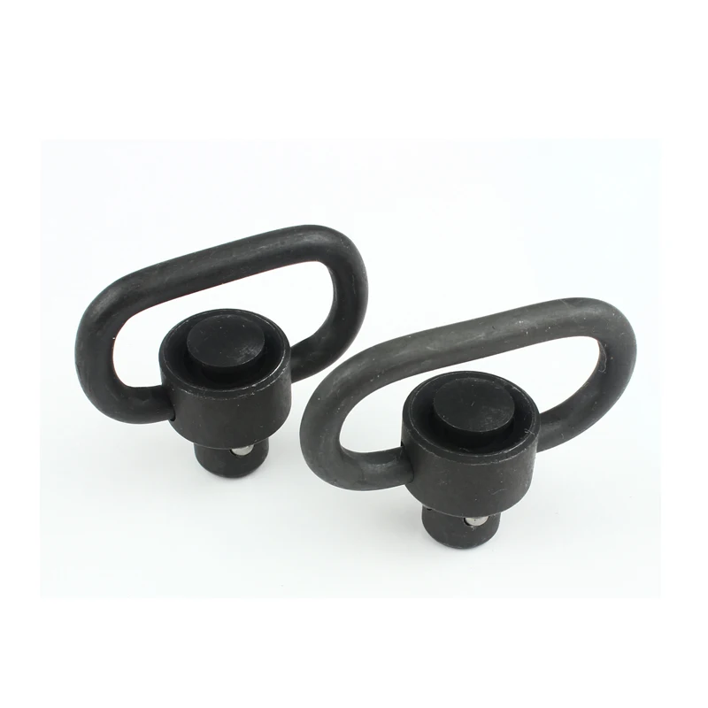

2020 2Pcs/Set Quick Detach QD Duty Push Button Sling Swivel Mount Adapters Hunting Accessories