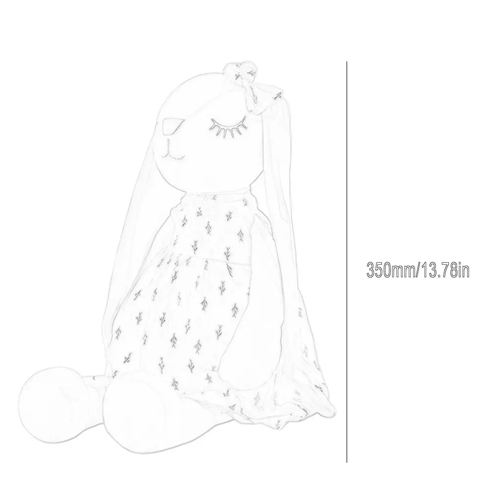 

Cute Cartoon Long Ears Rabbit Doll Baby Soft Plush Toys For Children Rabbit Sleeping Mate Stuffed Plush Animal Toys Infants
