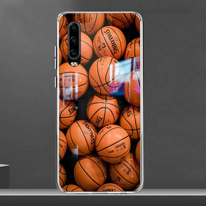Чехол для телефона с баскетбольной корзиной Huawei P30 P20 P40 P50 P10 Mate 40 30 10 20 Lite Pro