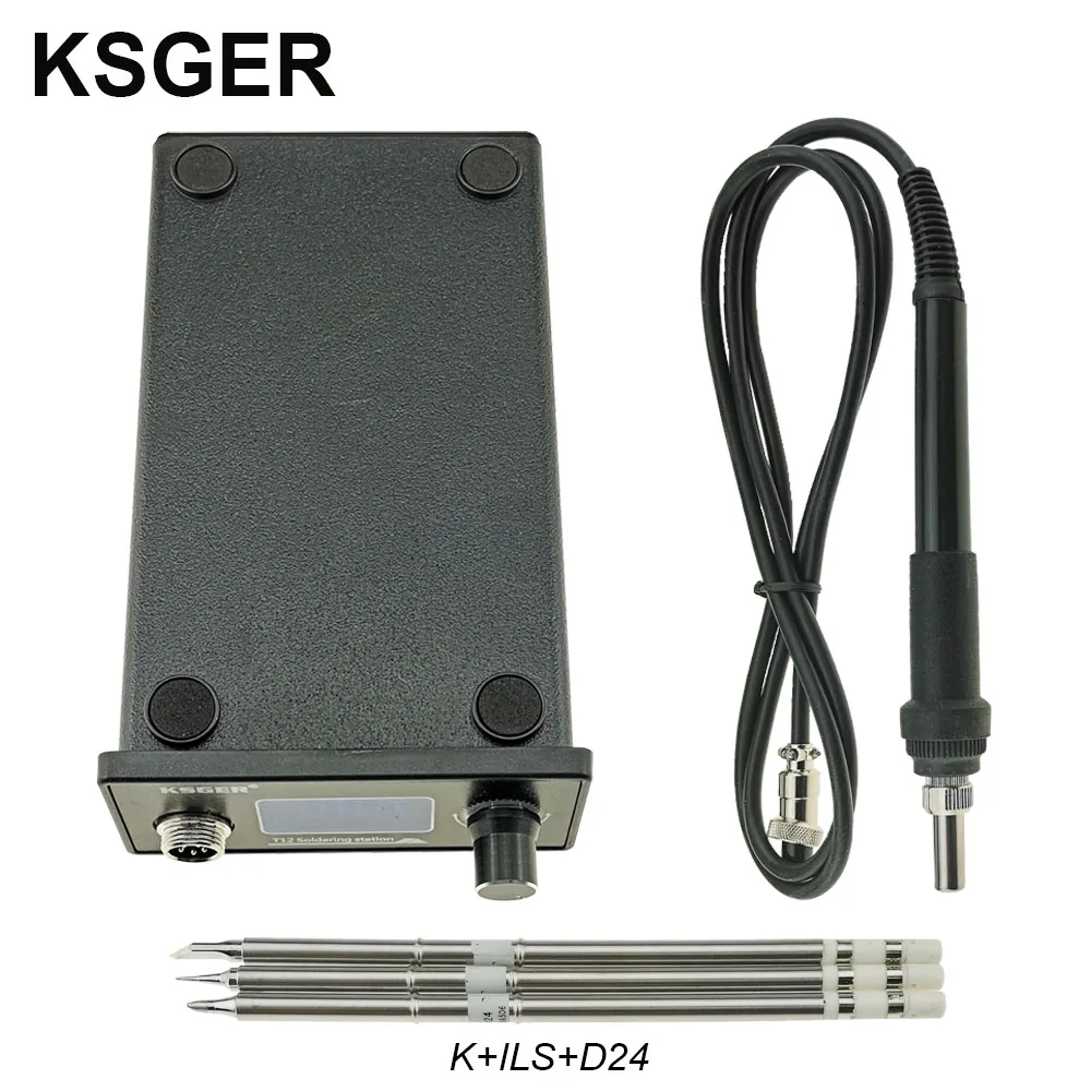 Sets 4 KSGER T12 STM32 цифровая паяльная станция T12 железные наконечники автоматическое повышение температуры сна быстрый нагрев 907 ABS Ручка DIY Инструменты - Цвет: Sets 4