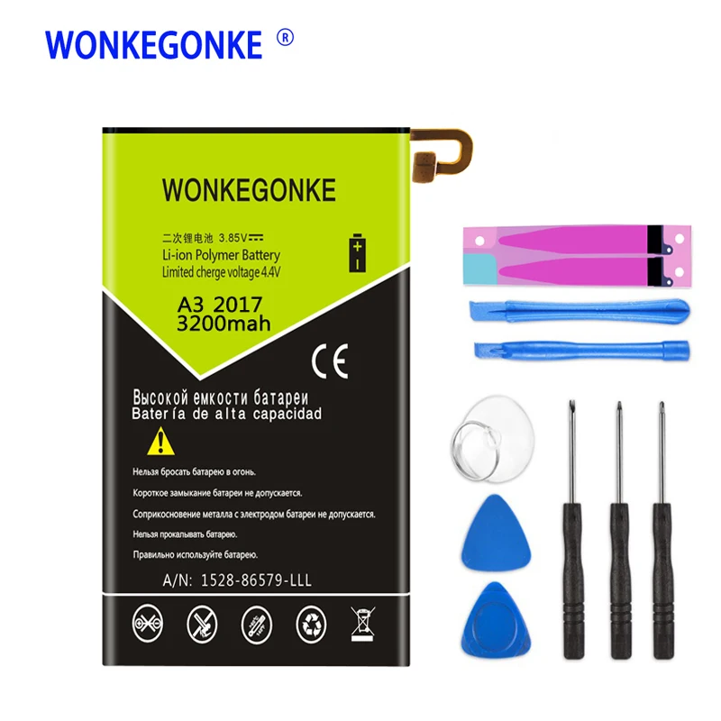 WONKEGONKE EB-BA320ABE батарея для samsung Galaxy A3 A320F