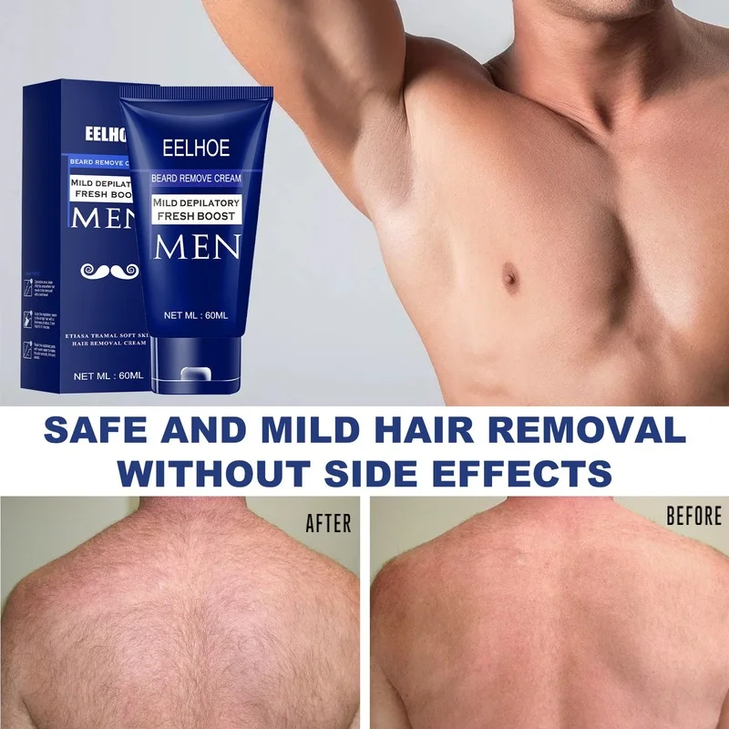 

60ML Wax Kit Men/Women Painless Beads for Nose Ear Wax Kit Measuring Cup Moustache Stencils Hair Removal Cosmetic Wax