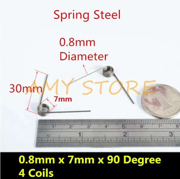 Пружины V-образные стальные 10 шт.