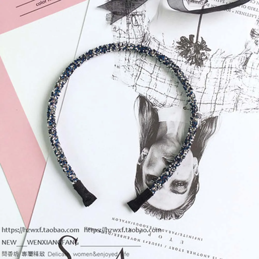 1 предмет модные с украшением в виде кристаллов блеском Женская головная повязка