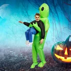 Надувной костюм Инопланетянина на Хэллоуин, нарядное платье, костюм, одежда инопланетянина, Забавный костюм на Хэллоуин для взрослых и детей