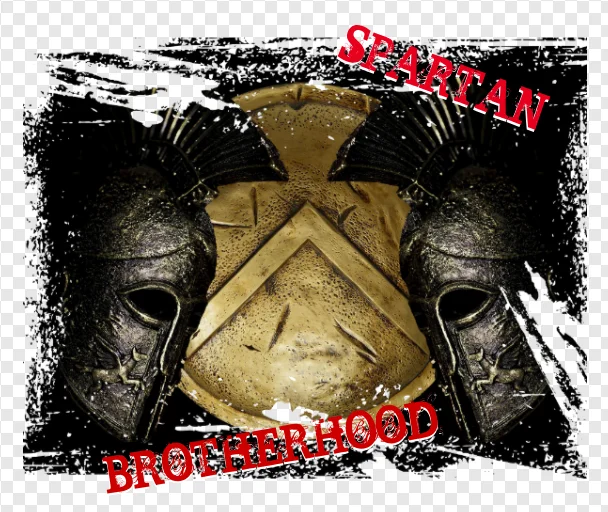 

Creative Design Spartan Brotherhood T-Shirt. Summer Cotton Short Sleeve O-Neck Mens T Shirt New