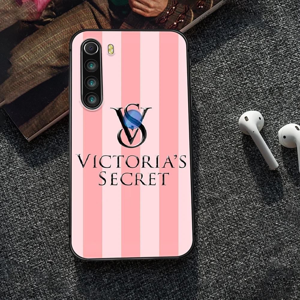 

Victoria VS love Pink Phone Case Cover Hull For XIAOMI Redmi 7 7a 8 8a 9 10X NOTE 6 7 7s 8 8t 9 9s Pro Max black Prime Painting