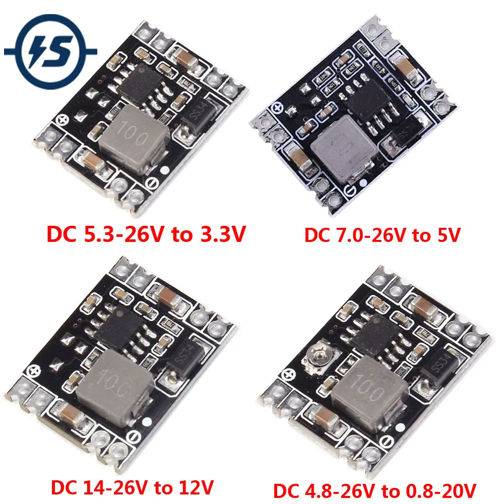 DC понижающий модуль MINI Buck преобразователь питания печатная плата для Arduino 3A 4 8 V 26V