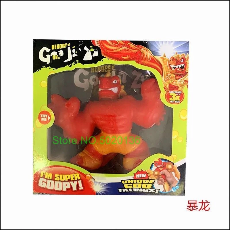 Супер Герои Go Jit Games Zu экшн-фигурки супер эластичные животные куклы резиновые