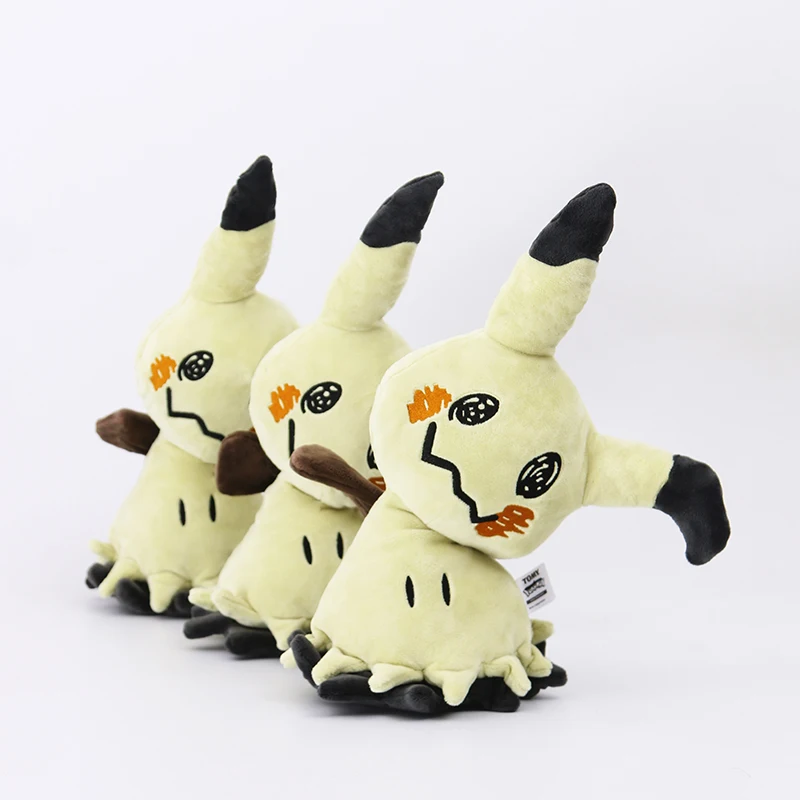 

Kawaii Pikachu 35cm Plush Toys Mimikyu Stuffed Doll Anime Periphery Plush Cartoon Doll Children's Day Present Gift for Boys