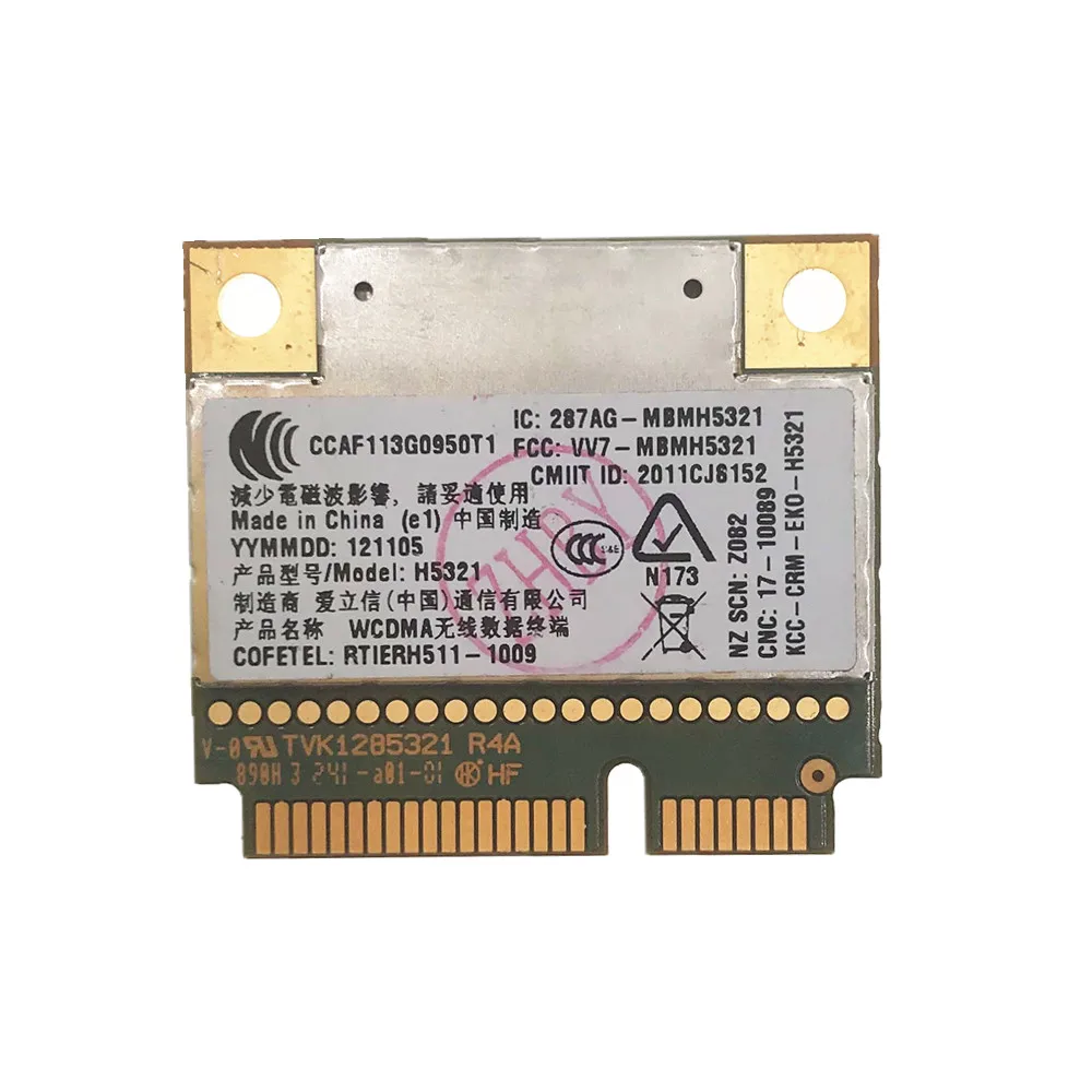 H5321 H5321gw FRU 04W3786 60Y3297 3G WWAN  Lenovo Thinkpad X230 T520 T430 T430I W530 E535 E335