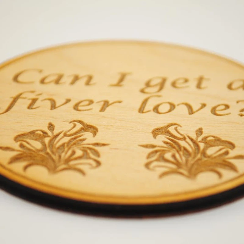 Деревянные подставки столовые приборы Декор Круглый термостойкий Коврик для