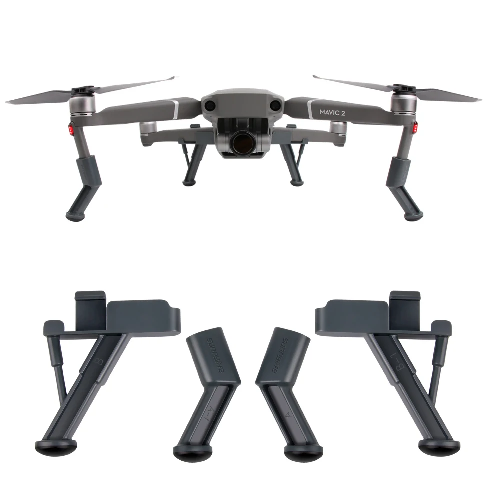 Extended Heighten Landing Gear for DJI Mavic 2 pro/Zoom Support Feet Protector Extension Replacement Drone Accessories Kit