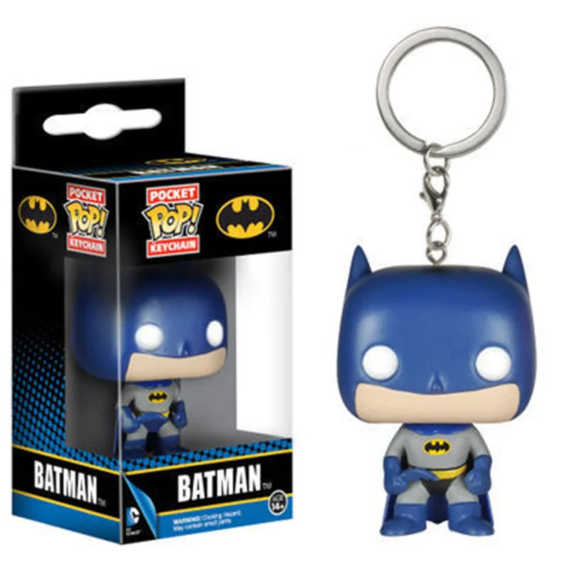 DC брелок Лига Справедливости Бэтмен экшн фигурки коллекционные игрушки