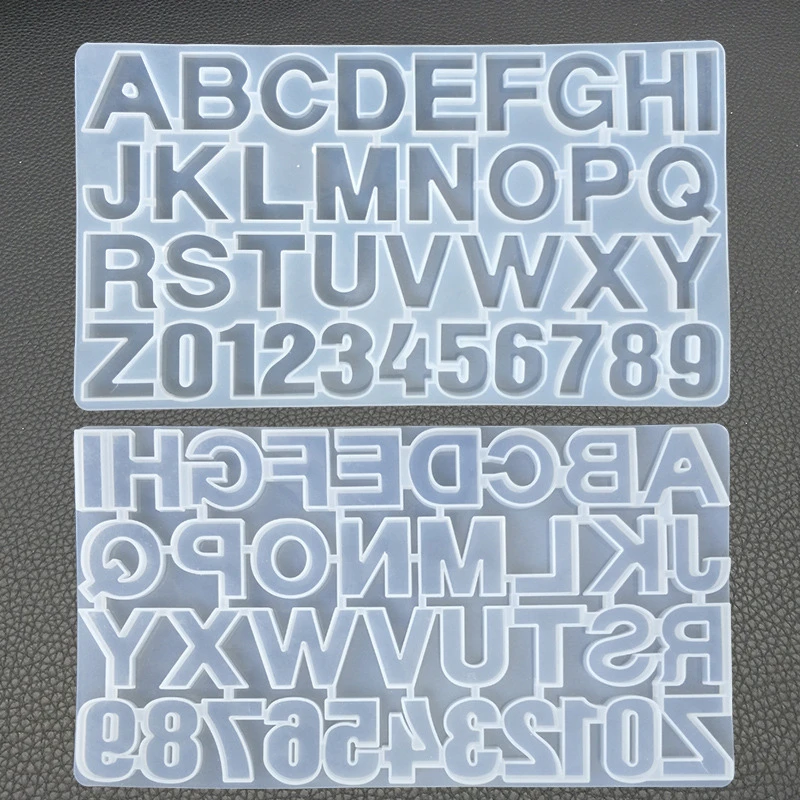 

Pinyin Mould letter Alphabet Epoxy Silicone English Crystal DIY Handmade Jewelry Resin Digital Pendant Pendant Model