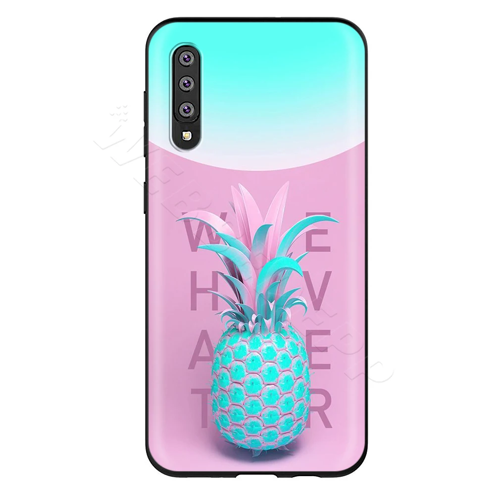4 Webbedepp вкусные фрукта ананаса чехол для samsung Galaxy S7 S8 S9 S10 Edge Plus Note 10 8 9 A10 A20 A30 A40 A50 A60 A70 - Цвет: 4