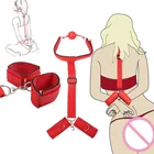 БДСМ бондаж ограничитель бондаж Фетиш наручники и манжеты на лодыжку эротические бриллианты игры для взрослых без вибратора
