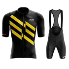 Комплект одежды для велоспорта Spelispos, мужские рубашки для велоспорта, дышащий комплект с нагрудником и шортами, одежда с коротким рукавом для горного и дорожного велосипеда, командная веломайка