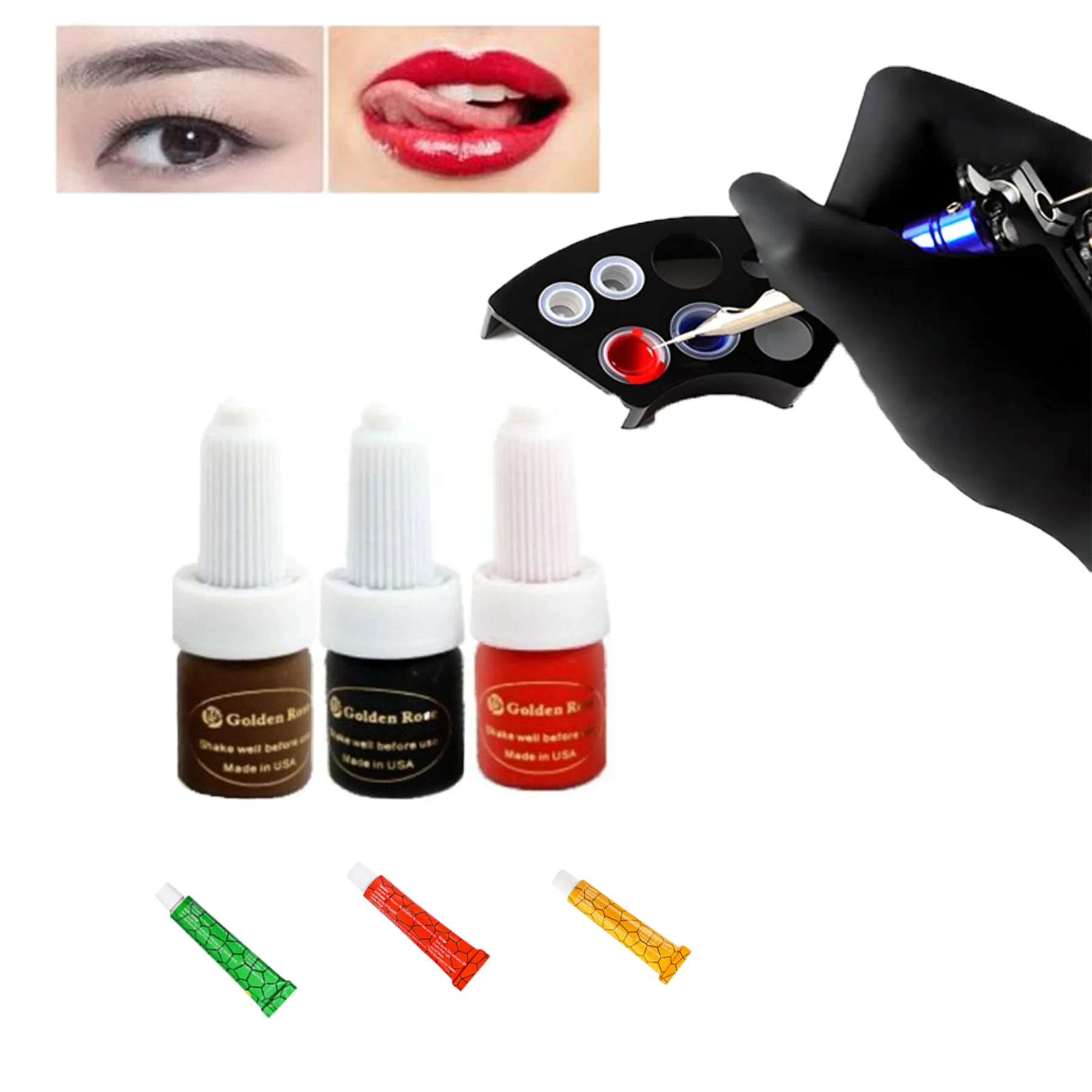 

Best Dropshipping USA Fashion Lip Pigment 10ML Fortktx Tattoo Salons Beauty Acadamy Supplies To Brazil 100PCS