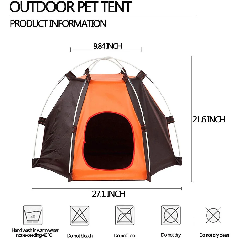 Водонепроницаемая палатка для домашних питомцев переносной складной