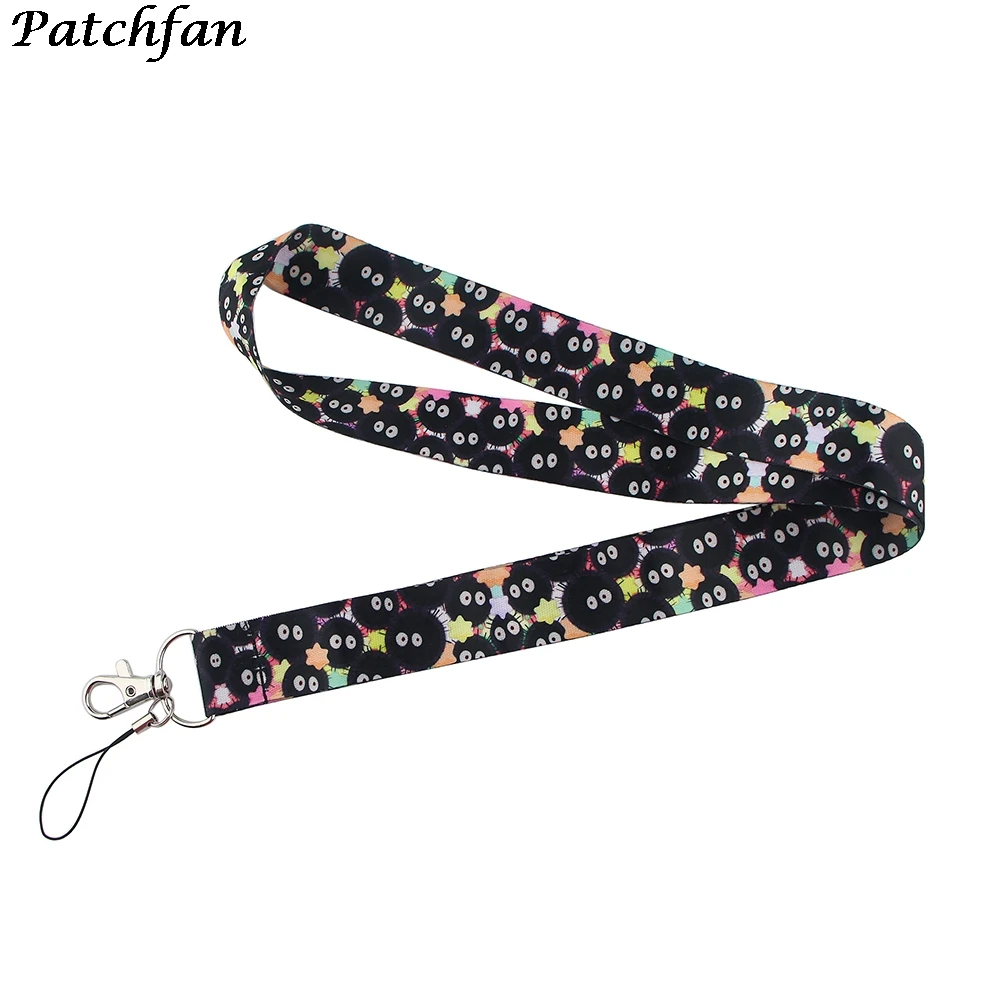 20 шт./лот AD487 Patchfan шнурок с изображениями из мультфильмов брелки для ключей значок