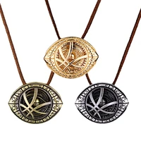 hot movie doctor same necklace agamotto eye pendent leather chain necklace jewelry gifts for fans cosplay