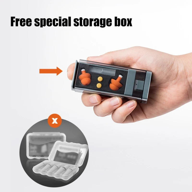 

Durable household products Memory Foam Earplugs Sleep Student Artifact Sound Insulation Noise Reduction Silicone Earplugs