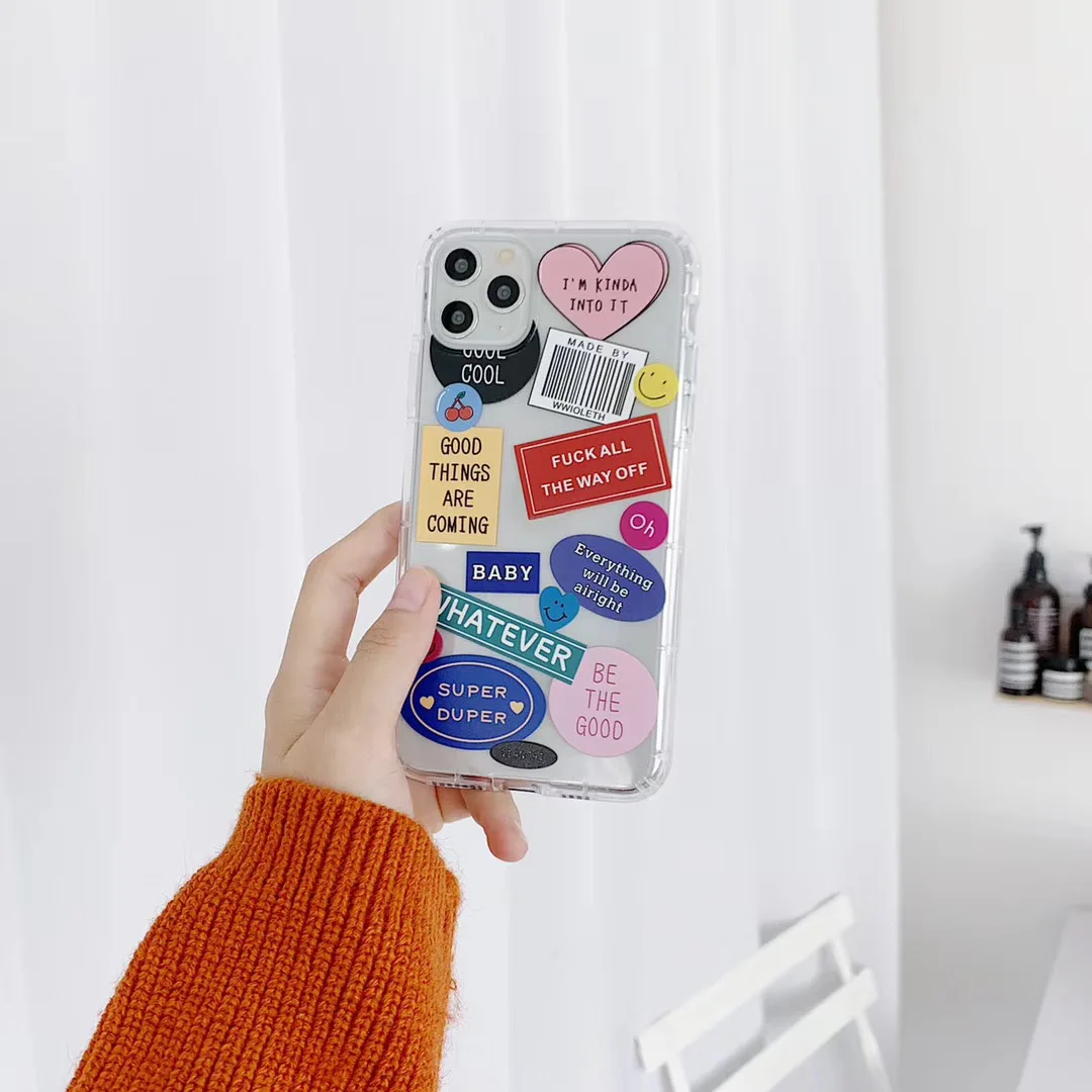 INS Милый Забавный чехол для iPhone 11 pro MAX Xs Xr X 7 8 plus из мягкого ТПУ|Бамперы| |
