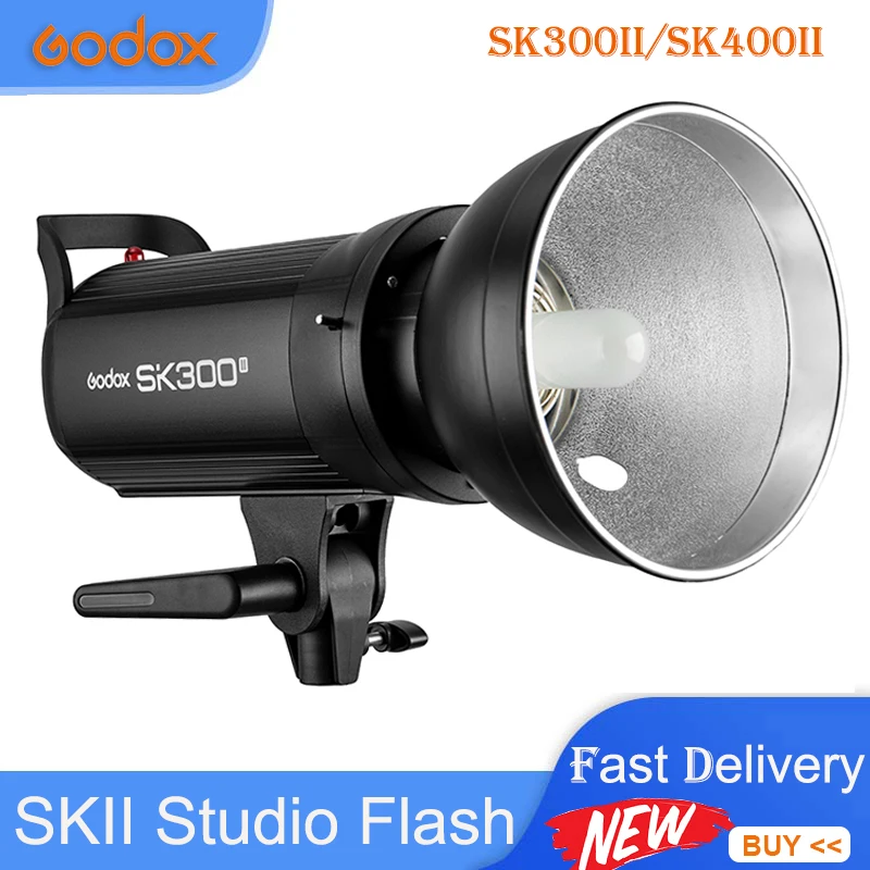 Профессиональная студийная стробоскопическая вспышка Godox SK300II 300Ws SK400II 400Ws