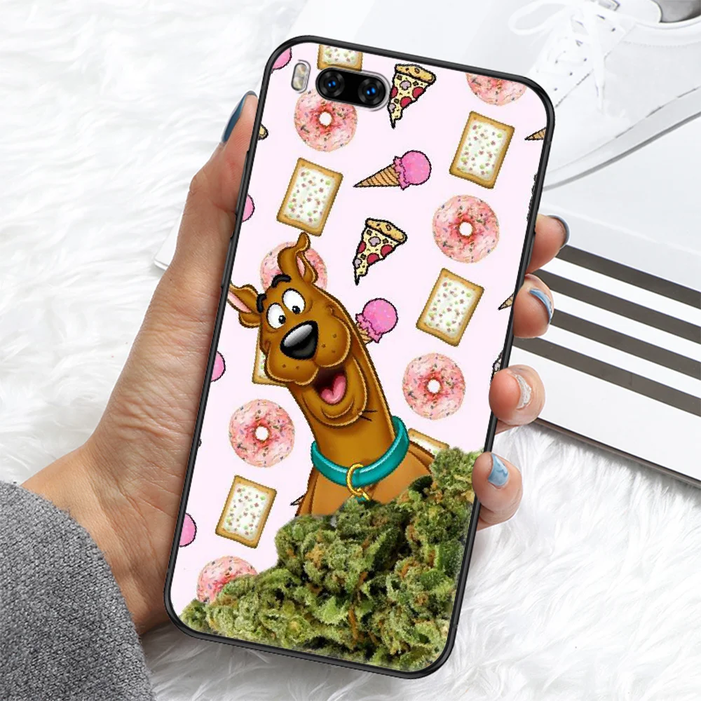 

Cute cartoon Scooby doo Phone case For Xiaomi Mi Max Note 3 A2 A3 8 9 9T 10 Lite Pro Ultra black painting waterproof trend coque