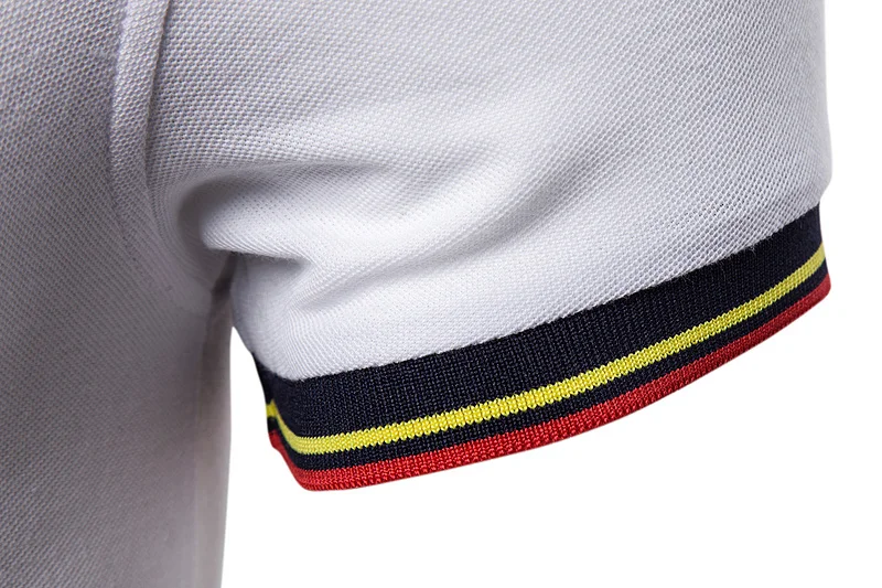 Мужская приталенная рубашка поло с вышивкой оленя Повседневная деловая жирафом 2