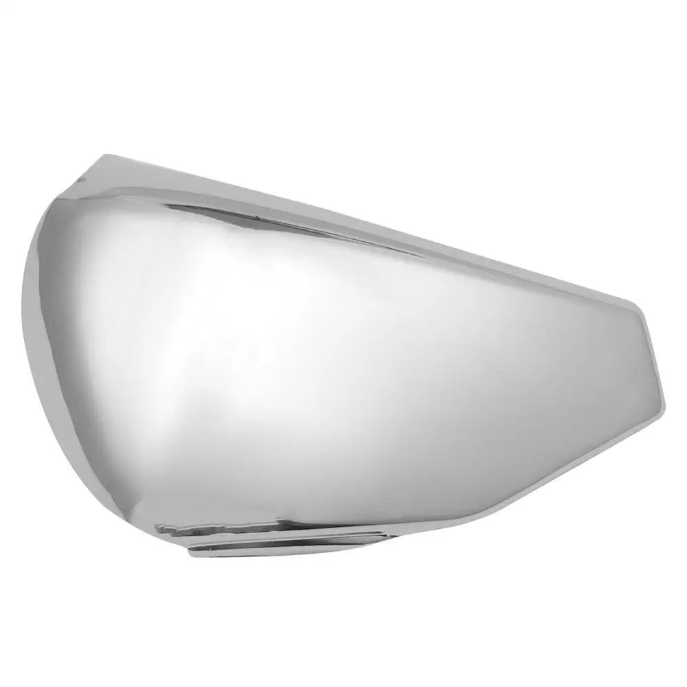 Мотоциклетная хромированная левая боковая крышка аккумулятора Подходит для Harley