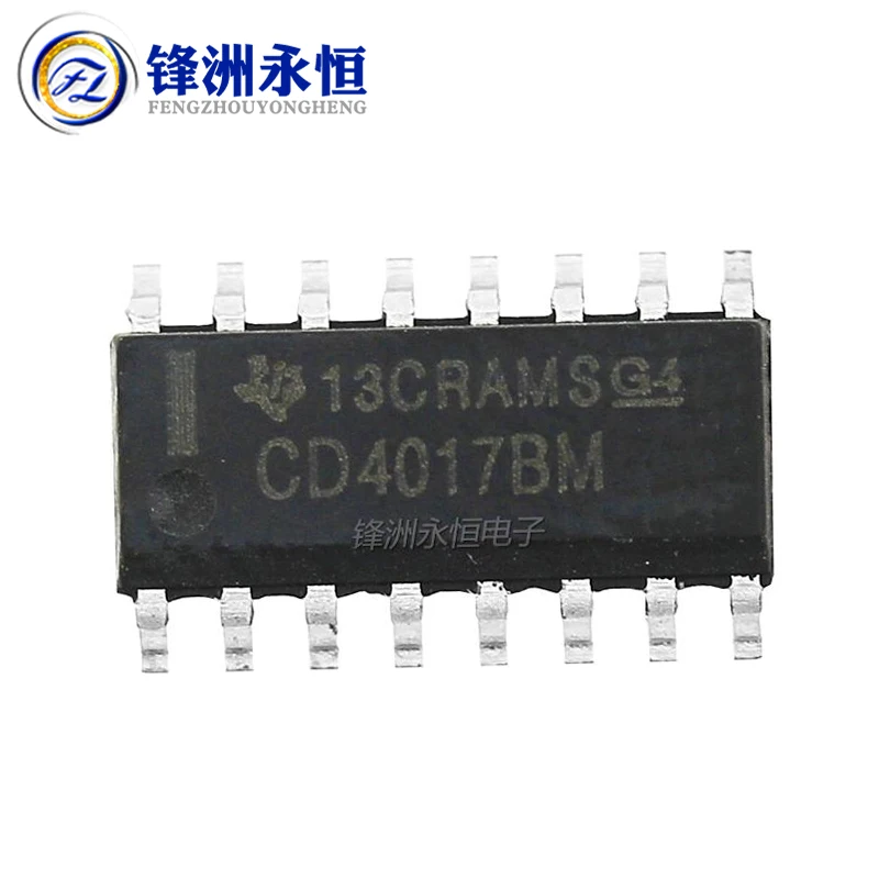 Новый и оригинальный чипсет IC CD4017BM SOP16 CD4017B CD4017 4017 SOP-16 SMD 10 шт. | Электронные