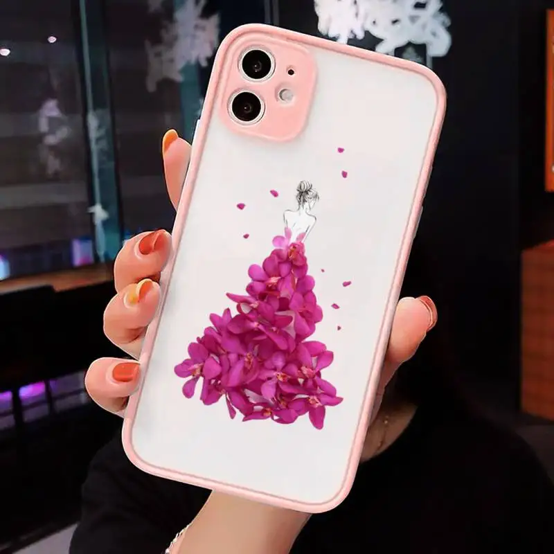 

Imaginative Illustrations Phone Case Matte Transparent for iPhone 7 8 11 12 s mini pro X XS XR MAX Plus cover funda