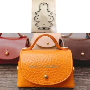 Японские Стальные лезвия, деревянные штампы, пресс для вырубки кожи, мини-кукла, сумочка, милая Кожевенная Ремесленная форма, шаблон, ручные кожаные инструменты сделай сам