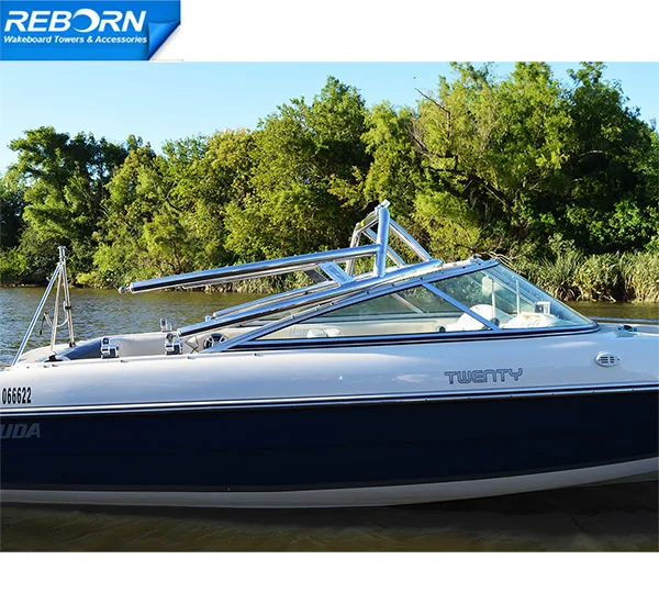 Reborn пусковая лодка вакетная башня полированная плюс Pro3 складная Bimini Top черный
