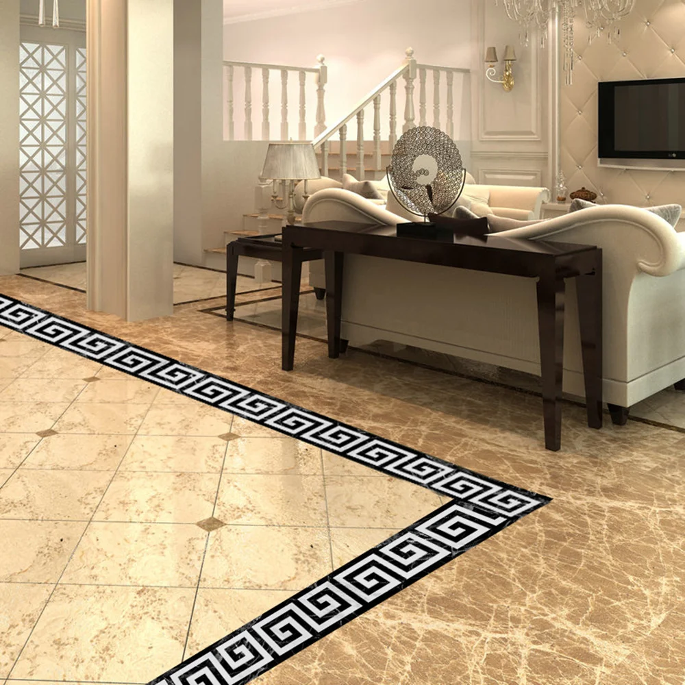 

Wave Wire Beautiful Seam Stickers Wave Line Marble Waist Line Living Room Bedroom Wall Stickers Floor Tiles Tile Stickers
