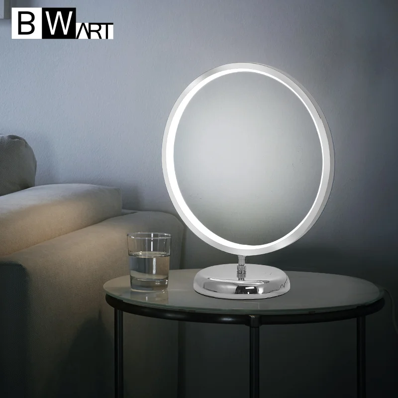 Современная настольная алюминиевая светодиодсветодиодный лампа для спальни