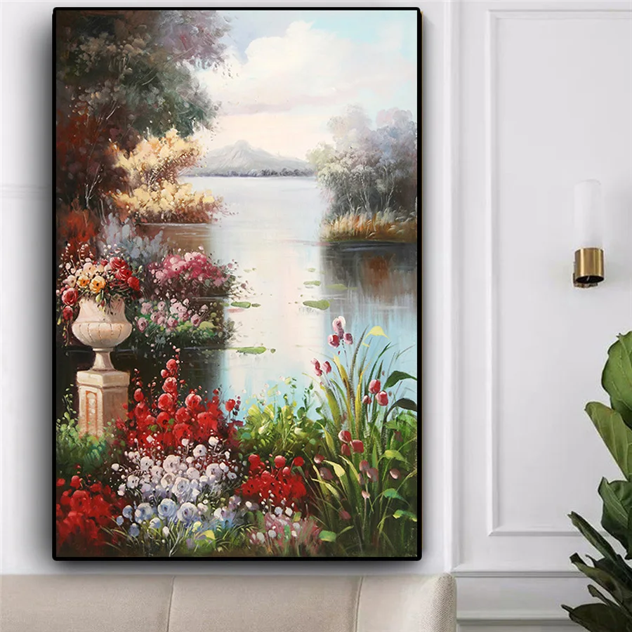

Garden Landscape Diamond Embroidery Full Square/round Drill DIY Diamond Painting mosaic art Home Decor wall Picture