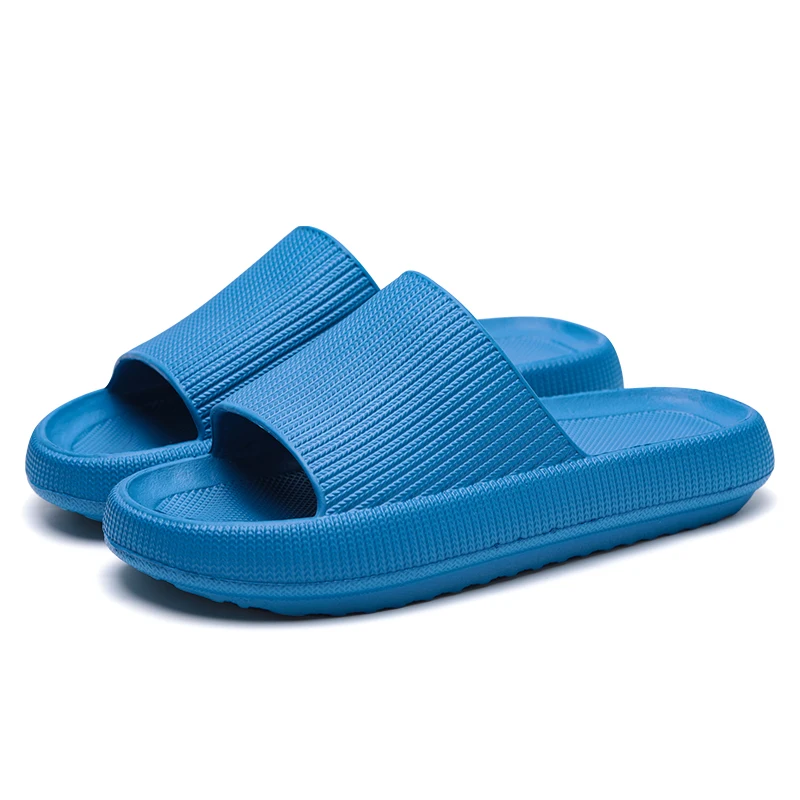 

Women Thick Platform Slippers Summer Beach Eva Soft Sole Slide Sandals Leisure Men Ladies Indoor Bathroom Anti-slip Shoes