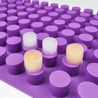 ice molds 88 holes cylindrical pudding forms for silicone mold diy handmade household bar baking cake base tea coaster
