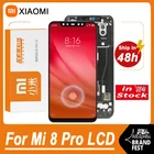 Оригинальный AMOLED дисплей 6,21 дюйма для XiaoMi Mi 8 Pro, ЖК-дисплей для Mi 8 Explore, дисплей с сенсорным экраном и дигитайзером в сборе, без отпечатков пальцев