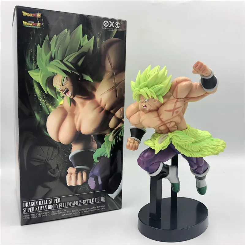 2019 Dragon Ball Z Super Broly Movie Ver. Зеленые волосы против Гоку броли Супер Saiyan боевой формы