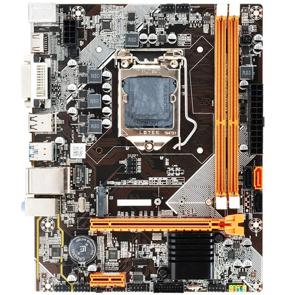 

B75/H61 Micro Motherboard LGA 1155 Socket DDR3 Memory VGA PCI-E For Intel LGA1155 I3 I5 I7 Xeon Series Desktop Mainboard