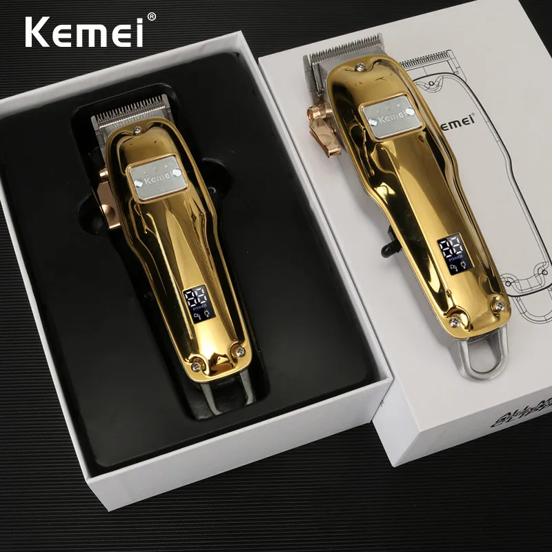 Kemei Professional All Metal Hair Clipper Men Electric Trimmer Fade Cutter Haircut Machine Barber shop KM-1983 | Бытовая техника