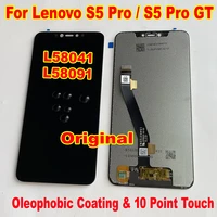 original new lcd display touch panel screen digitizer assembly glass sensor for lenovo s5 pro l58041 s5pro gt l58091 pantalla