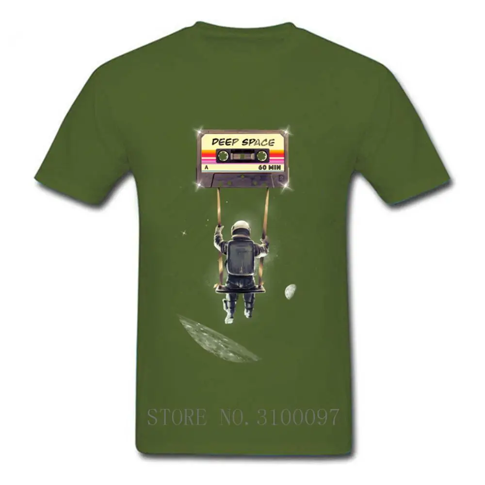 

Deep Space Mix Tape T Shirt magnetic tape disc cassette disk Funny T shirts clothing Men causal good memory retro men's T-shirt